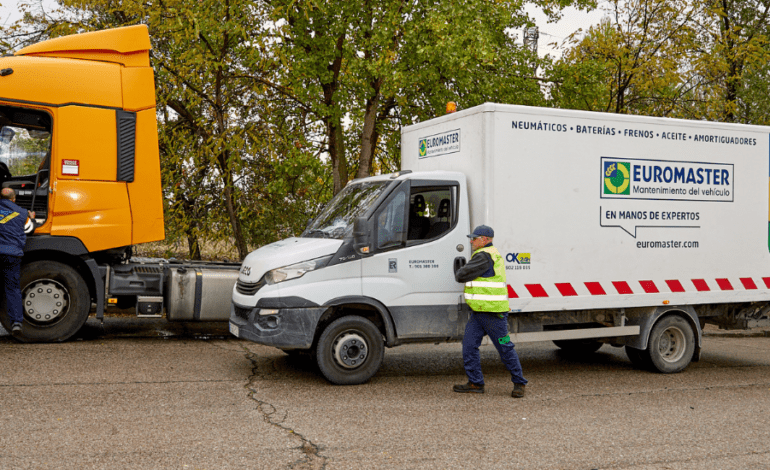 ¿Qué dos situaciones permite la ley para reparar un vehículo pesado en carretera?