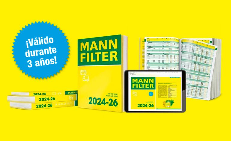 Nuevos catálogos de MANN-FILTER para 2024 – 2026