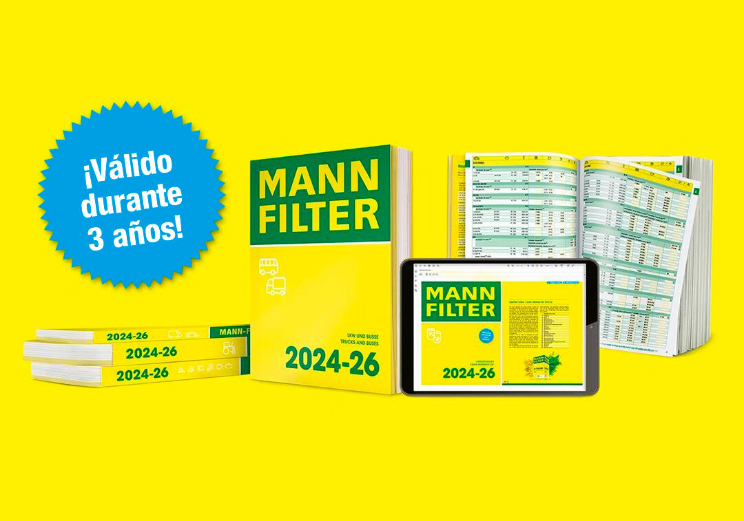 Nuevos catálogos de MANN-FILTER para 2024 – 2026