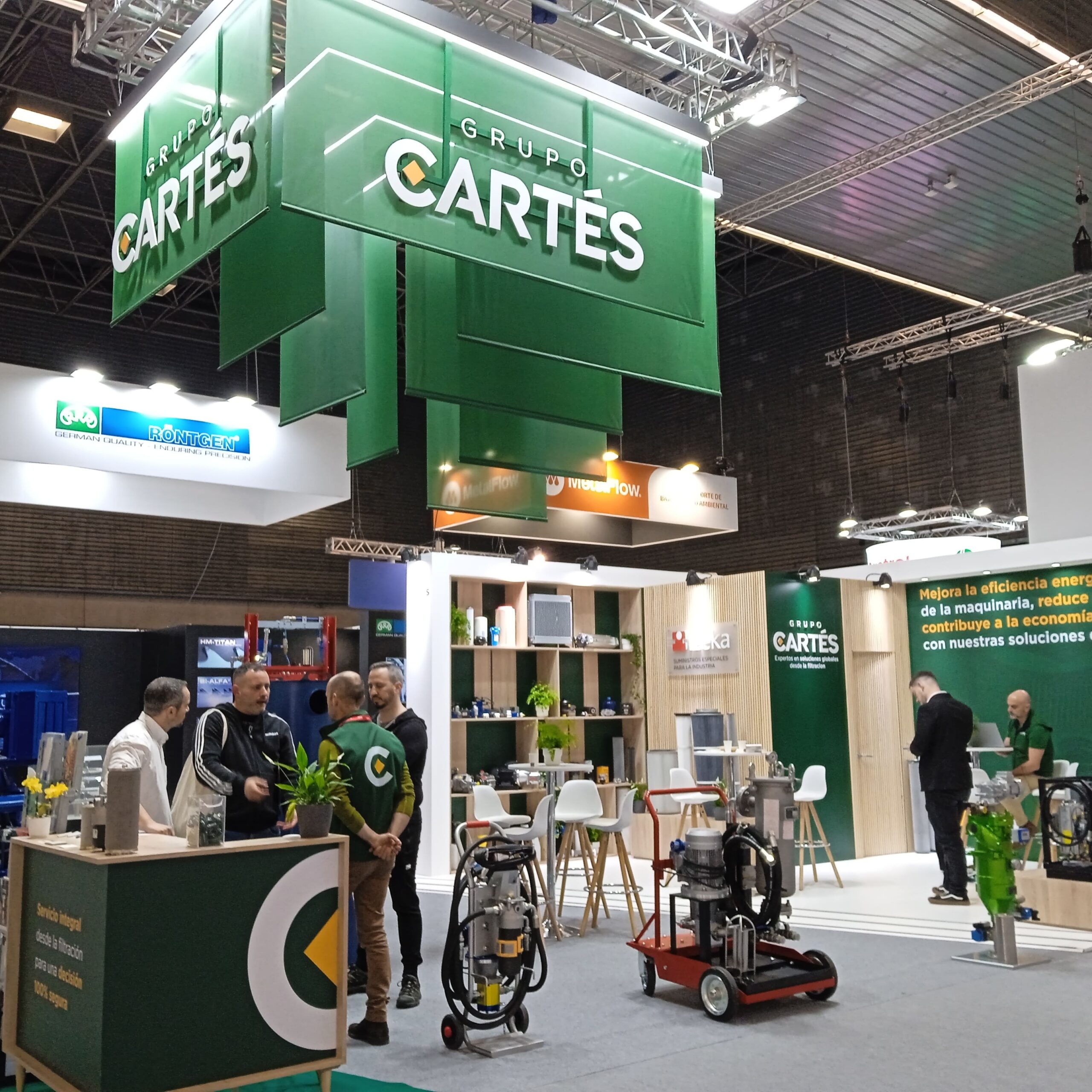 Grupo Cartés presenta sus soluciones para maquinaria industrial en BIEMHH con participación récord