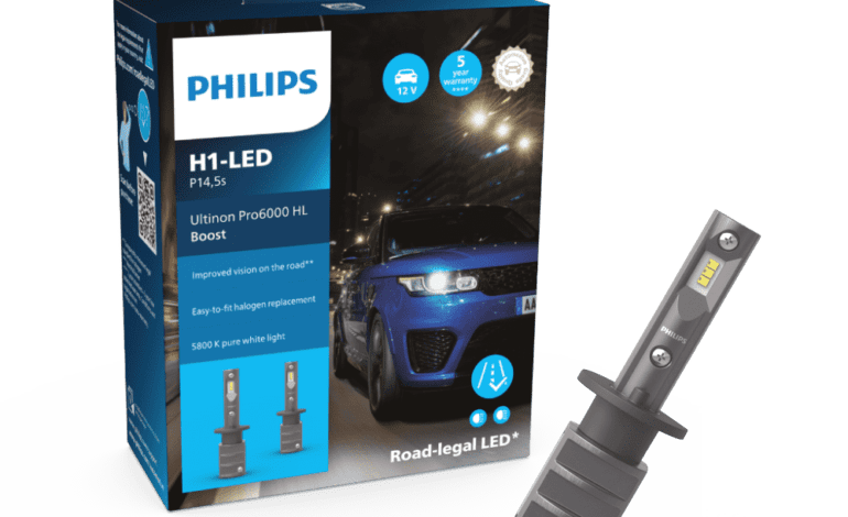 Philips lanza las Ultinon Pro6000 Boost con luces LED retrofit H1 y homologación para carretera