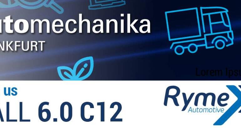 Ryme Automotive participará en Automechanika Frankfurt 2024