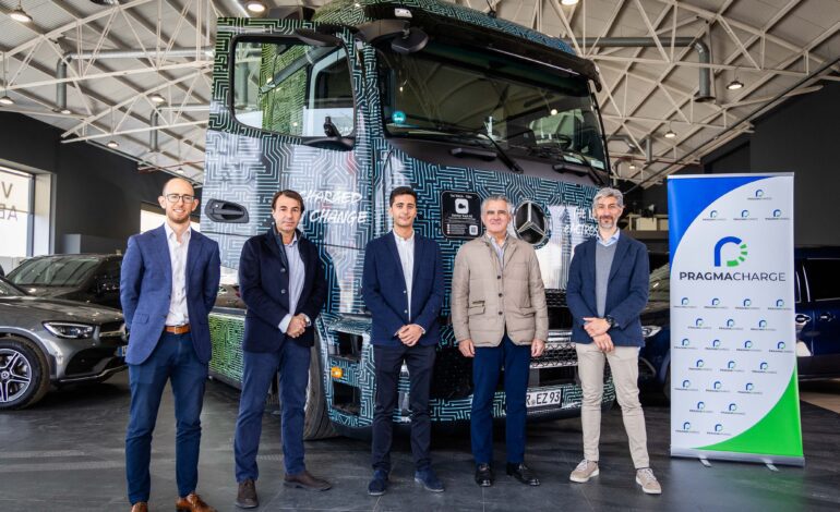 PragmaCharge, Mercedes-Benz Trucks y Transnugon inician pruebas para camiones eléctricos